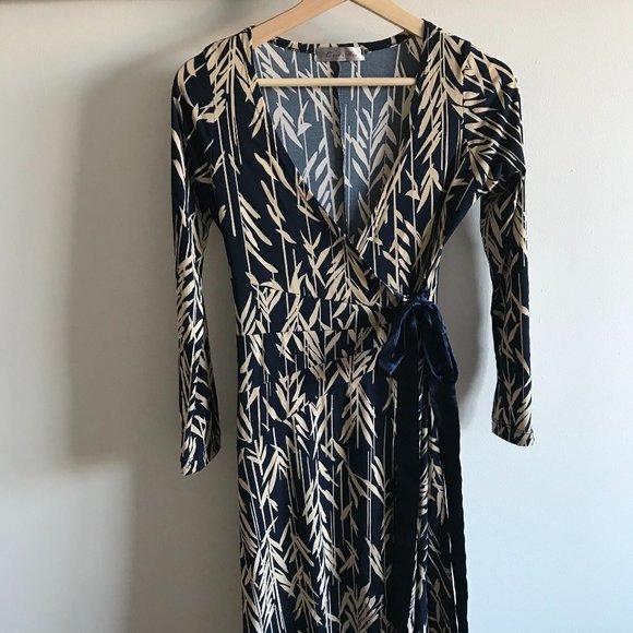 Blue wrap dress - Picture 4 of 4